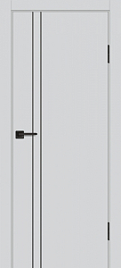 Товар Межкомнатная дверь P-20 AL черный молдинг Сапфир