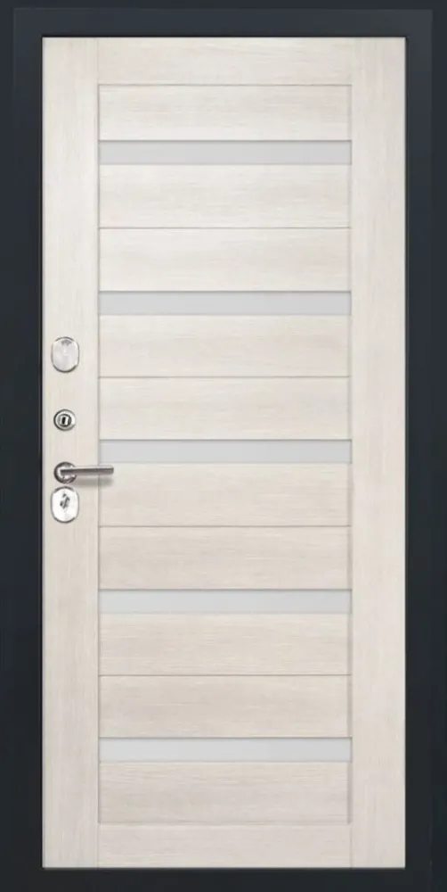 Товар Дверь ДвериПРО Модель Л-48 СБ-1 (ст. белое, 16мм, Беленый дуб) DPRO228122