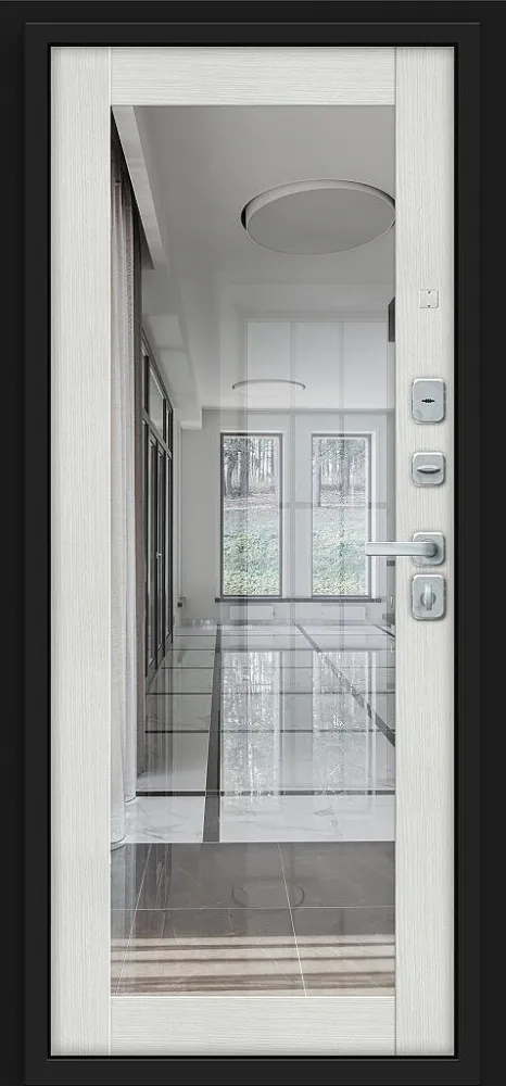 Товар Дверь Флэт/BChrome Almon/Bianco Melinga BR6168