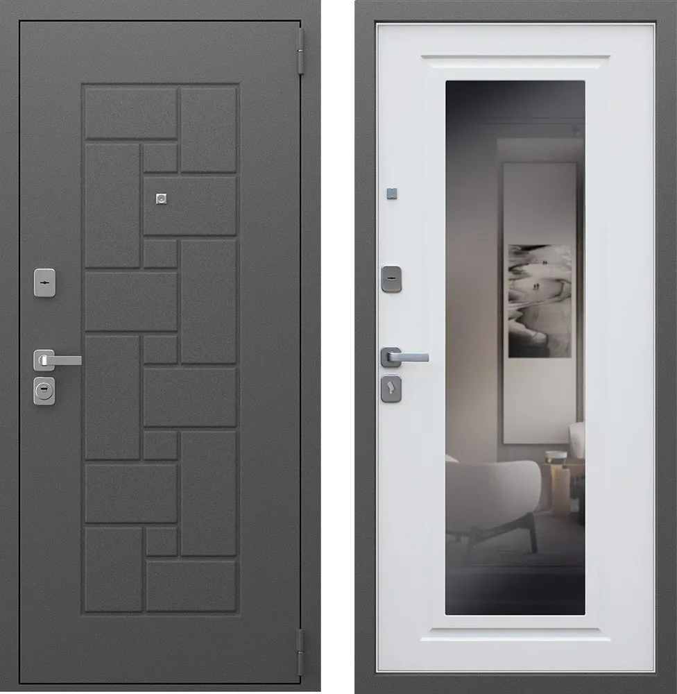 Дверь Арсенал с зеркалом DIS006673